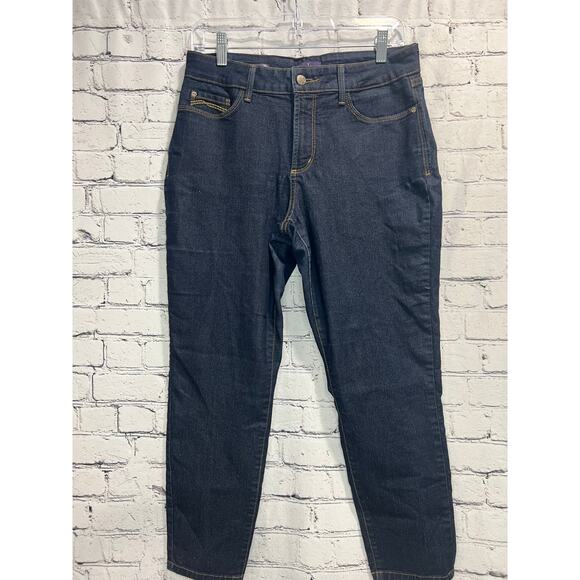 Women's NYDJ Dark Wash 'Clarissa' Akle Pants - Picture 1 of 6